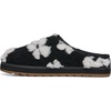 image:imageSanuk Womens Cloud Lounger Slippers  Yoga Mat Footbed  Cozy Faux Shearling Lined House SlippersBlack Daisy