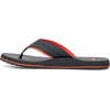 image:imageSanuk Beer Cozy IV Mens Flip Flops  Memory Foam Beach SandalsBlack Blaze