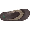 image:imageSanuk Beer Cozy IV Mens Flip Flops  Memory Foam Beach SandalsBrindle