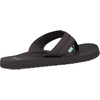 image:imageSanuk Beer Cozy IV Mens Flip Flops  Memory Foam Beach SandalsDark Brown