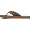 image:imageSanuk Beer Cozy IV Mens Flip Flops  Memory Foam Beach SandalsNew Brindle