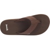 image:imageSanuk Beer Cozy IV Mens Flip Flops  Memory Foam Beach SandalsPinecone