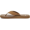 image:imageSanuk Beer Cozy IV Mens Flip Flops  Memory Foam Beach SandalsTobacco Brown