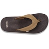 image:imageSanuk Beer Cozy IV Mens Flip Flops  Memory Foam Beach SandalsTriple Brown