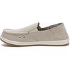 image:imageSanuk Donny 20 Mens Loafers  Slip On Canvas Shoes with Arch SupportNatural