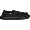 image:imageSanuk Donny Mens Loafers  Slip On Shoes with Memory Foam FootbedBlackout