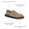image:imageSanuk Donny Mens Loafers  Slip On Shoes with Memory Foam FootbedBrown