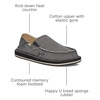 image:imageSanuk Donny Mens Loafers  Slip On Shoes with Memory Foam FootbedCharcoal