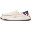 image:imageSanuk Donny Mens Loafers  Slip On Shoes with Memory Foam FootbedRwb Marshmellow