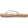 image:imageSanuk Yoga Spree 4  Yoga Mat Footbed  Flip Flops for Women  Yoga Sandals For Women  Womens Beach SandalsMarshmallow