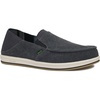 image:imageSanuk Donny 20 Mens Loafers  Slip On Canvas Shoes with Arch SupportBlack