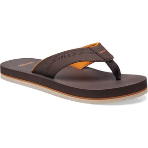 image:imageSanuk Beer Cozy IV Mens Flip Flops  Memory Foam Beach SandalsDemitasse