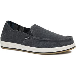 image:imageSanuk Donna 20 Womens Loafers  Slip On Canvas Shoes with Arch SupportBlack