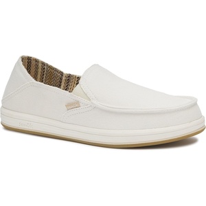 image:imageSanuk Donna 20 Womens Loafers  Slip On Canvas Shoes with Arch SupportWhite