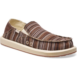 image:imageSanuk Donny Mens Loafers  Slip On Shoes with Memory Foam FootbedBrown Multi