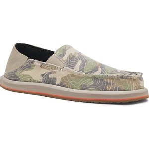 image:imageSanuk Donny Mens Loafers  Slip On Shoes with Memory Foam FootbedCamo