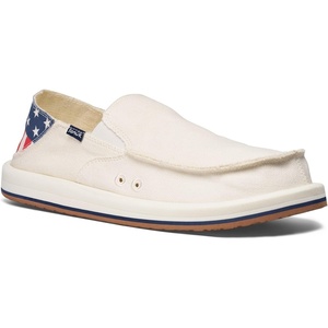 image:imageSanuk Donny Mens Loafers  Slip On Shoes with Memory Foam FootbedRwb Marshmellow